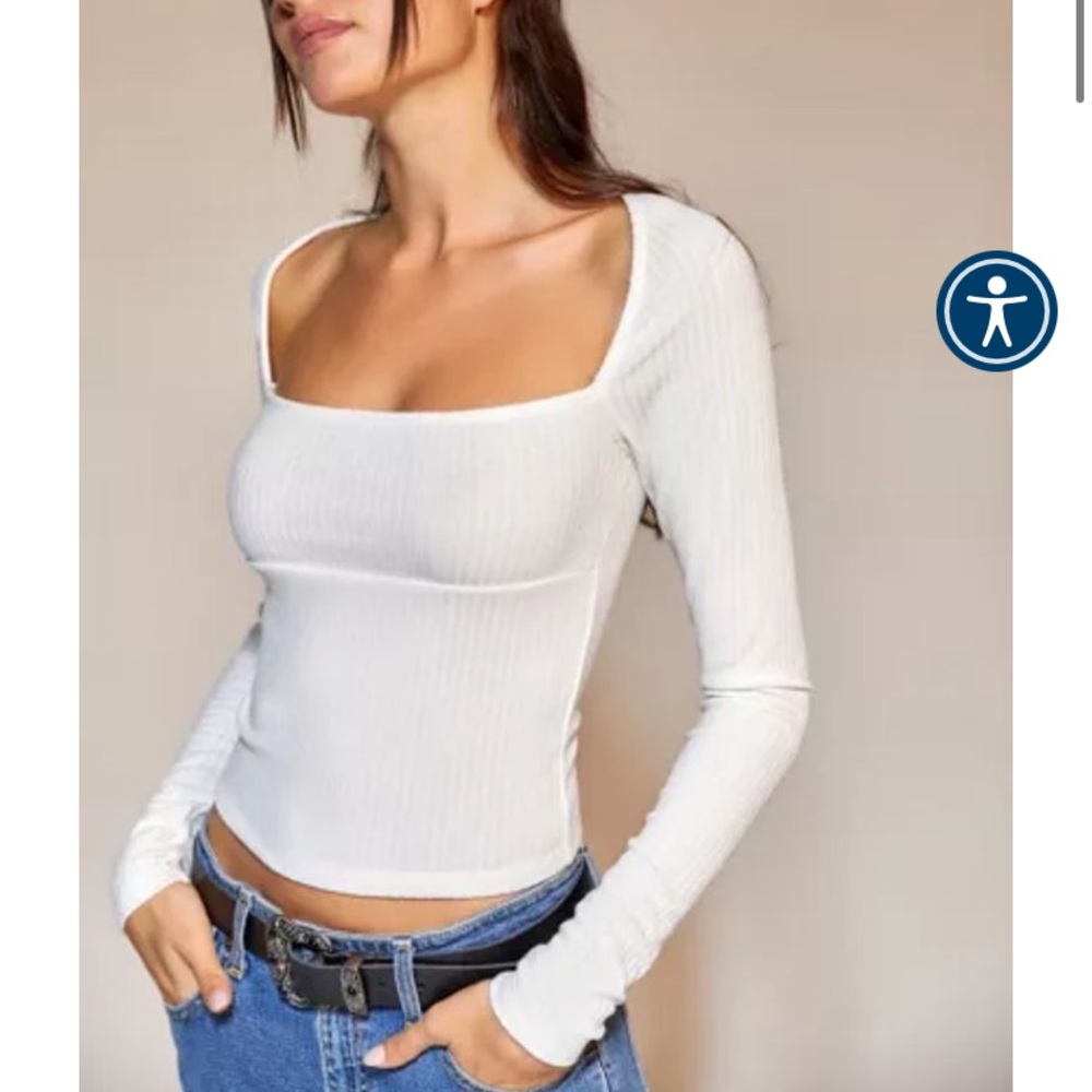 Urban Outfitters Orla Square Neck Top